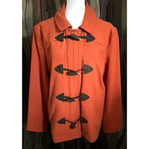 Gap wool blend toggle/pea coat. Size L.